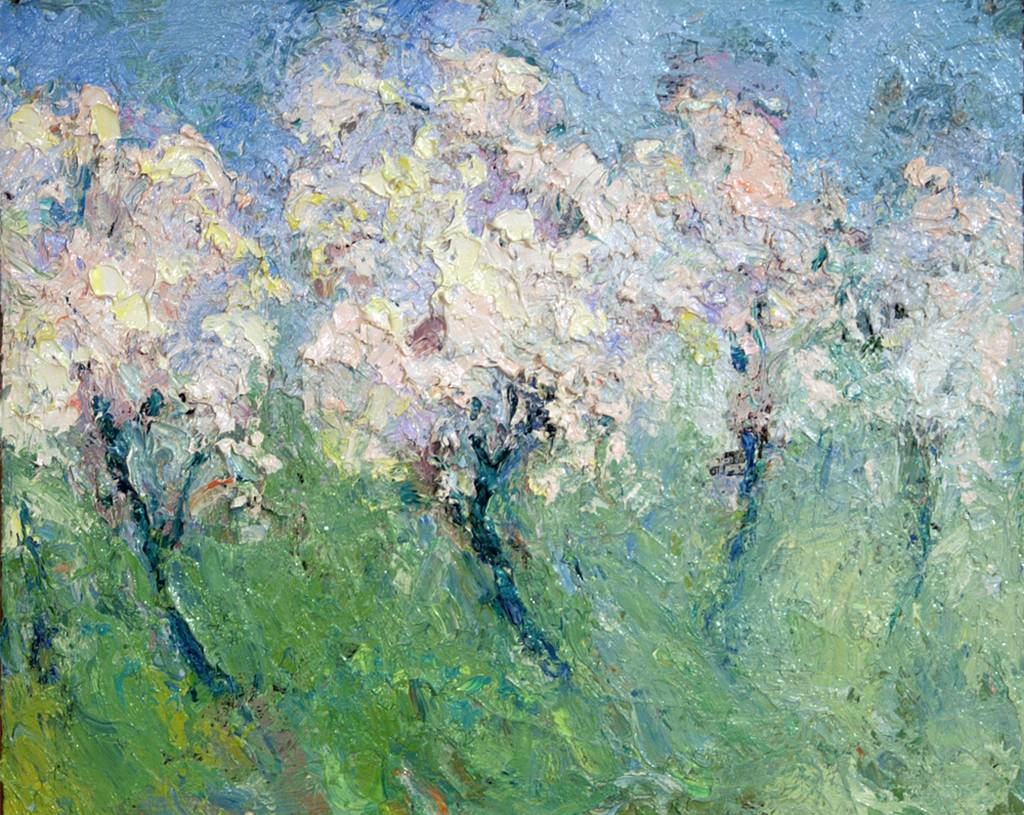 Blooming Trees, 80x60cm., oil on canvas, 2016