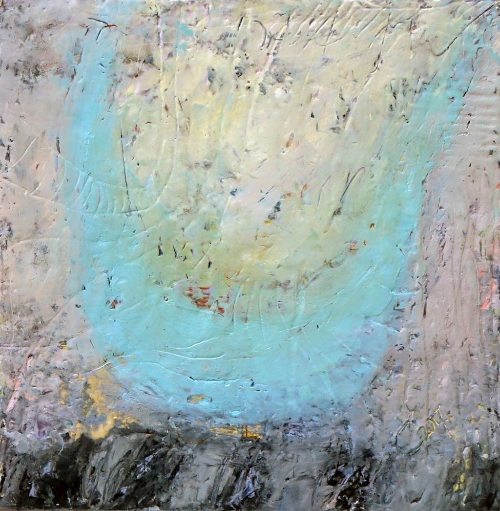 Balance, 30x30cm, encaustic, 2018