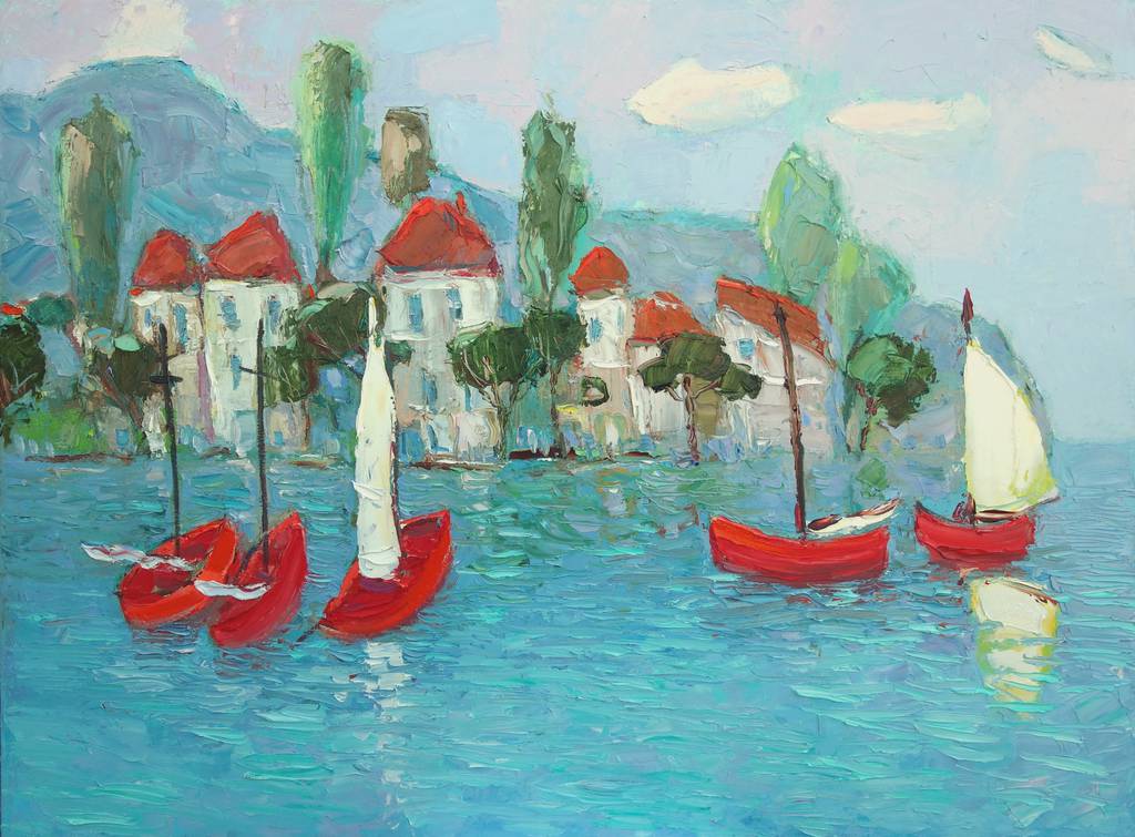 Summer Morning, 101x78cm, oil on canvas, 2019