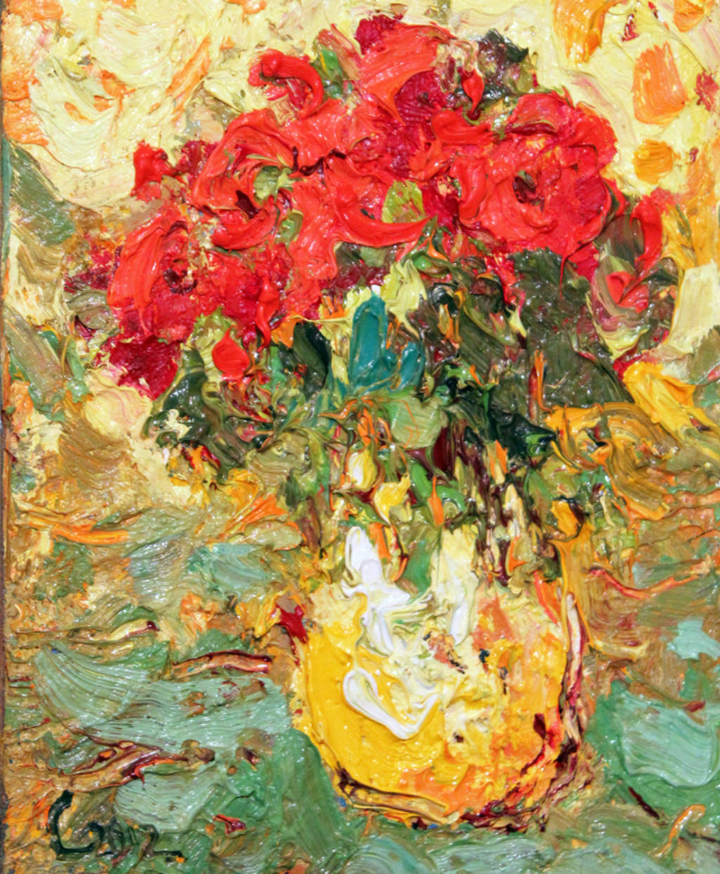 Bouquet, 30x25cm, oil on canvas, 2012