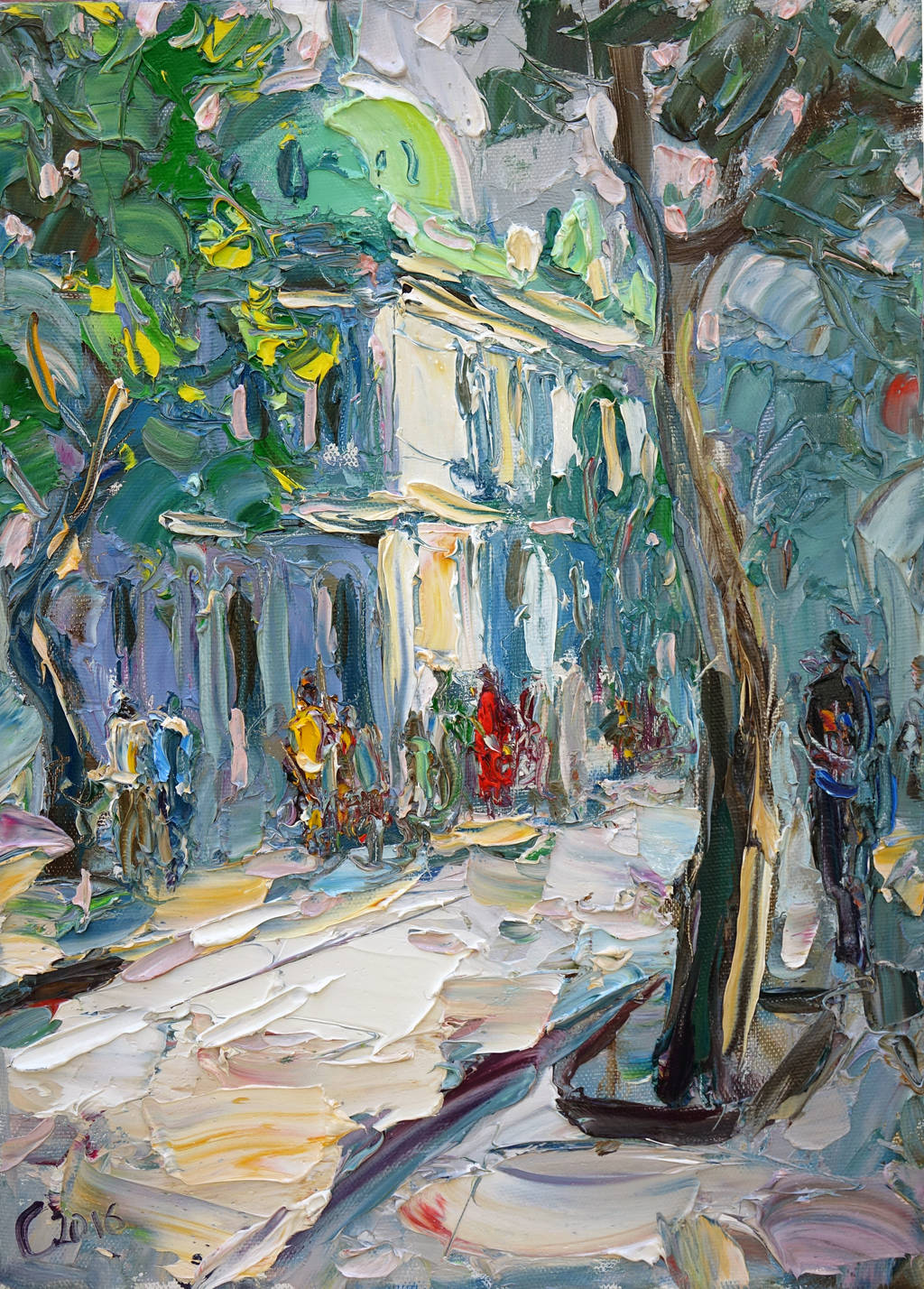 A Town, 60x40cm, oil on canvas, 2016