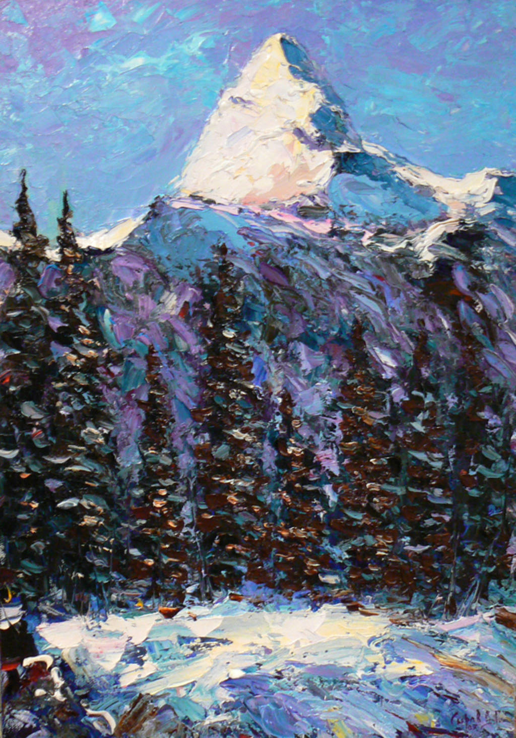 Dombay, 100x70cm, oil on canvas, 2012