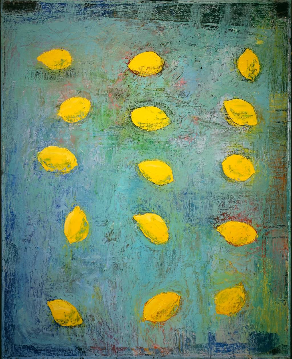 Lemons, 100x80cm., oil on canvas, 2017
