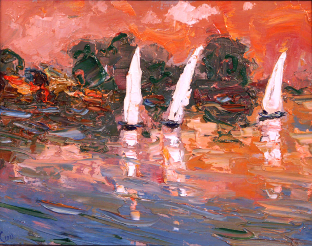 Boats 1, 41x33cm, oil on canvas, 2012