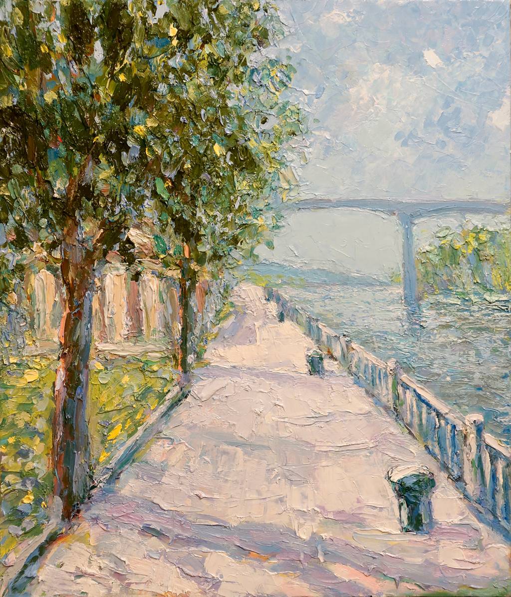 Promenade 2, 70x60cm., oil on canvas, 2015