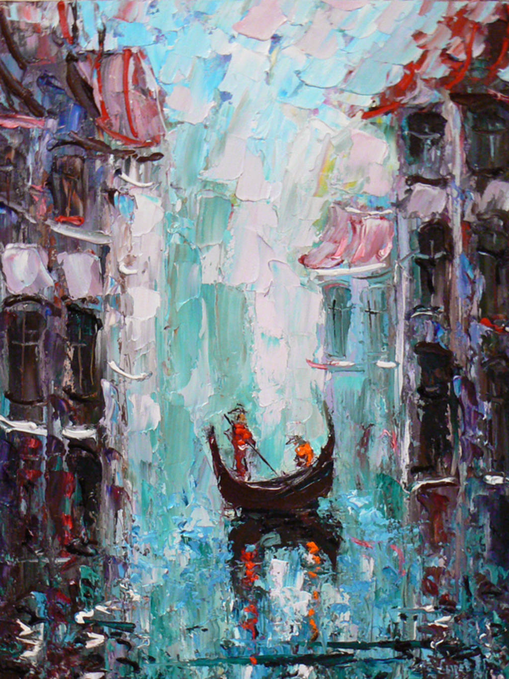 Gondola Ride, 80x60cm, oil on canvas, 2012