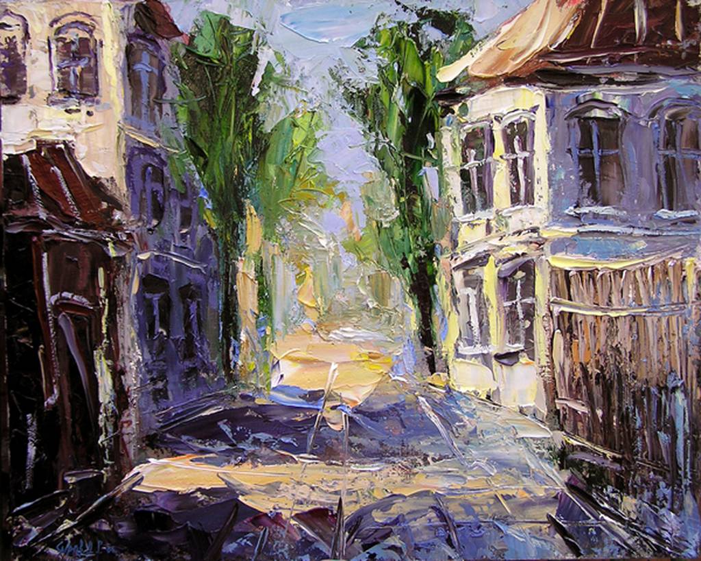 Old Town, 60x50cm., oil on canvas, 2015