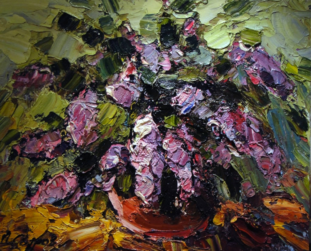 Lilacs1, 60x50cm, oil on canvas, 2012