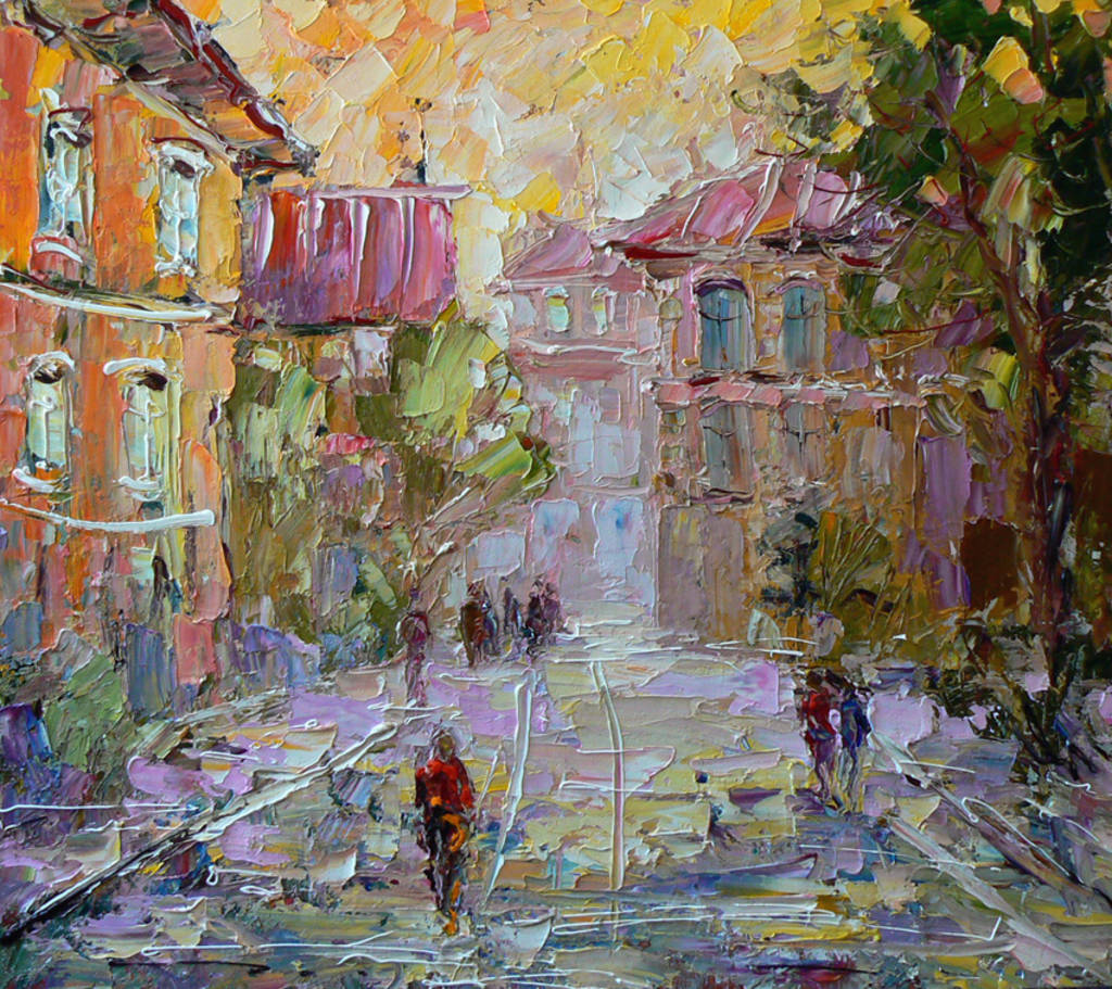 Sunny City, 100x80cm, oil on canvas, 2013