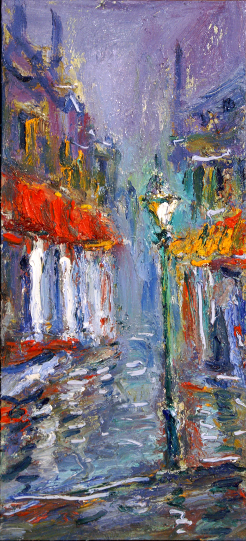 Old Streetlight, 100x42cm, oil on canvas, 2012