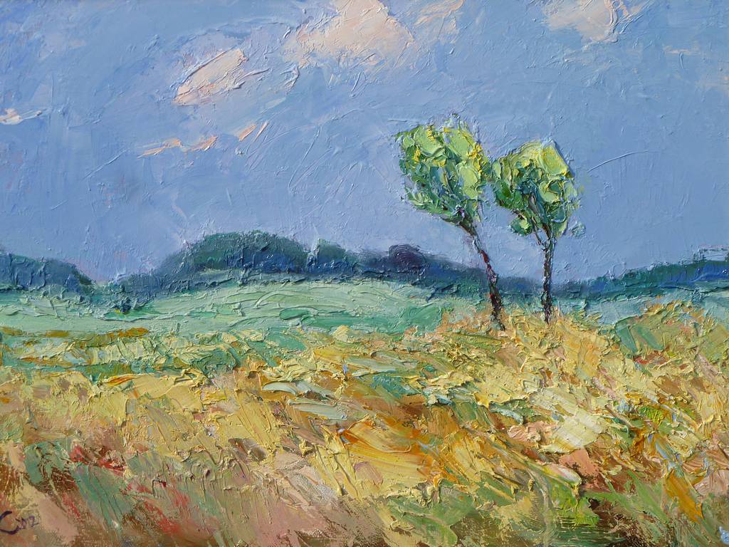 Steppe Wind, 80x60cm., oil on canvas, 2014