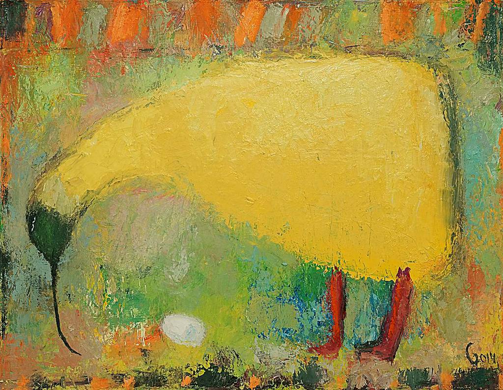 Kiwi And The Egg, 80x100cm., oil on canvas, 2018