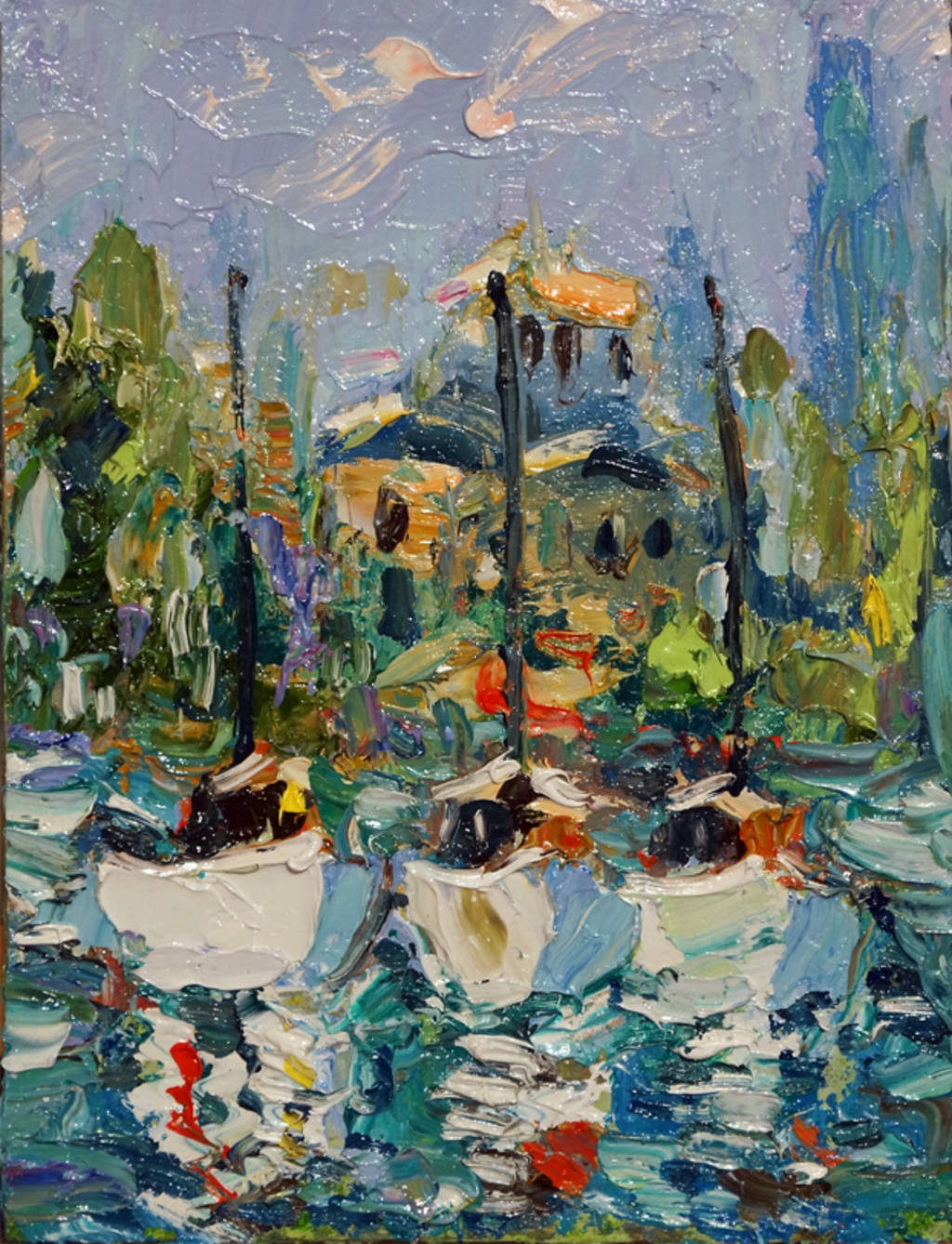 Window Into Summer, 40x30cm, oil on canvas, 2013
