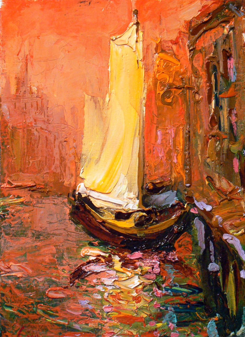Yacht, 40x30cm, oil on canvas, 2012