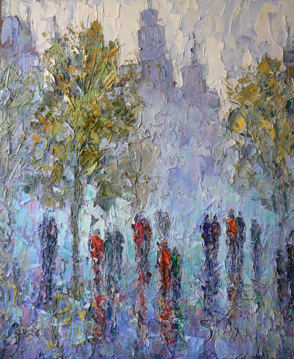 Morning Fog, 110x90cm, oil on canvas, 2015